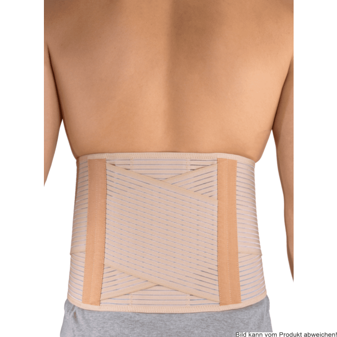 Rückenstützbandage Para Vertebral light, mit Pelotte Farbe: haut Gr. 2