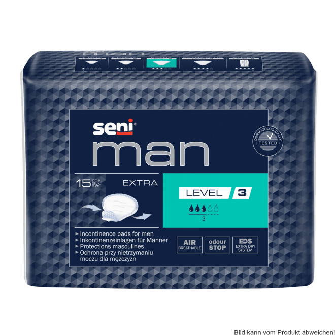 Inkontinenzeinlagen Seni Man Extra (1 Karton: 10 x 15 Stück)