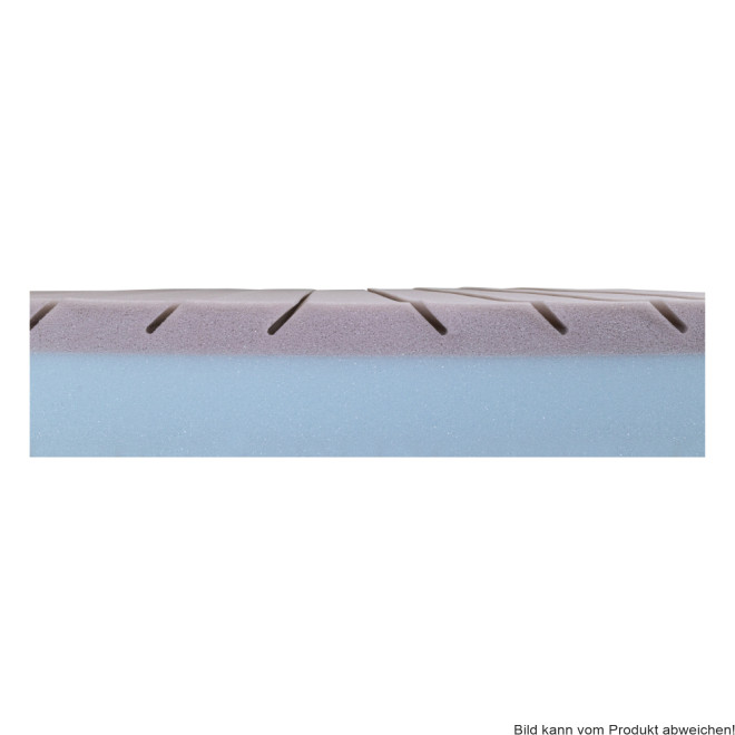 Matratze Compact DuoCare, Längseinschnitte (Typ 1 BW) 200 x 90 x 12 cm, schwer entzündbar