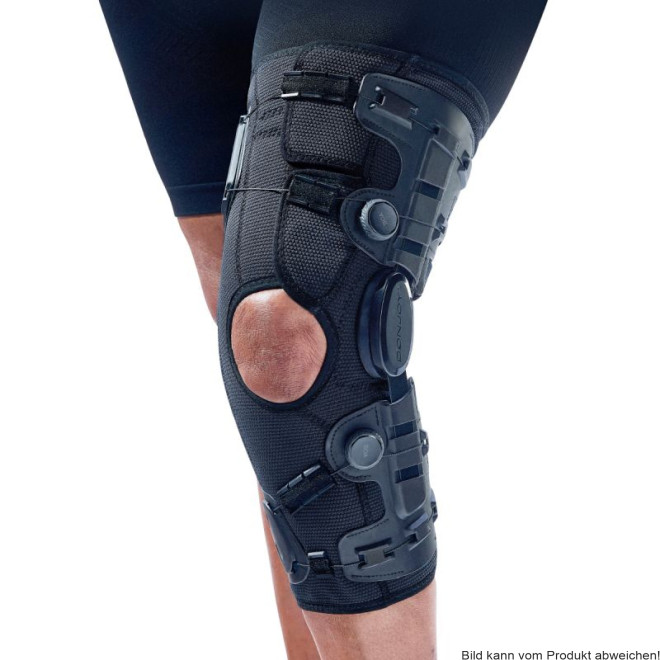 Knieorthese DONJOY OA GO medial links/lateral, schwarz Gr. XXL