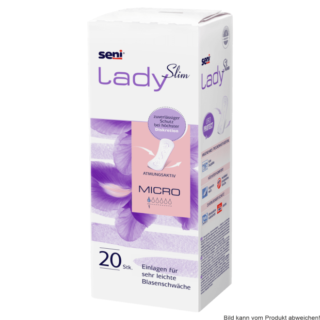 Inkontinenzeinlagen Seni Lady Slim Micro (1 Karton: 12 x 20 Stück)