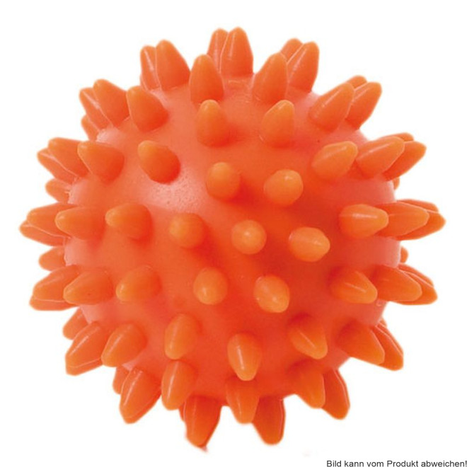 Igelball - Noppenball 2er Set, 2 Stück im Deko-Karton + Übungsanleitung 9 cm