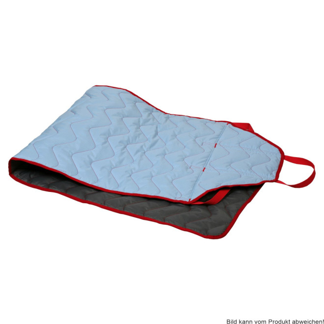 Gleitmatte ALPHA Caremaster PES/Carbon blau/rot Gr. XL