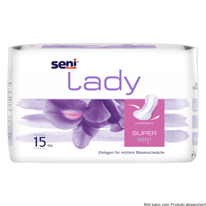 Inkontinenzeinlagen Seni Lady Super (1 Karton: 16 x 15 Stück)