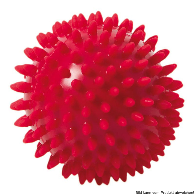 Igelball - Noppenball 2er Set, 2 Stück im Deko-Karton + Übungsanleitung 9 cm