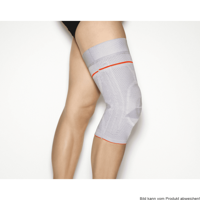 Kniebandage GENU-HIT+ Comfort, platinum Gr. 5