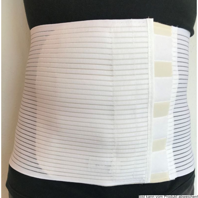 Bauchbandage weiß Ausf.: Höhe 25 cm Gr. 2