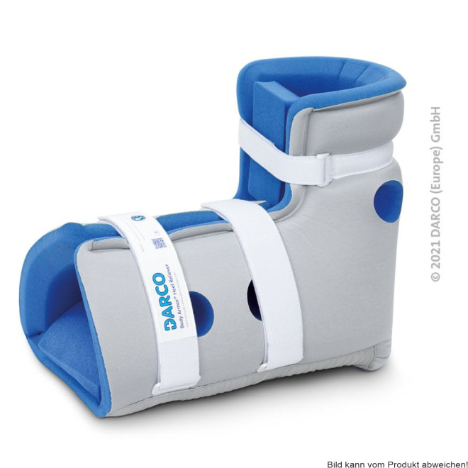 Fersen-Freilagerung Body Armor Heel Reliever, Schaumstoff grau-blau Ausf.: genoppt