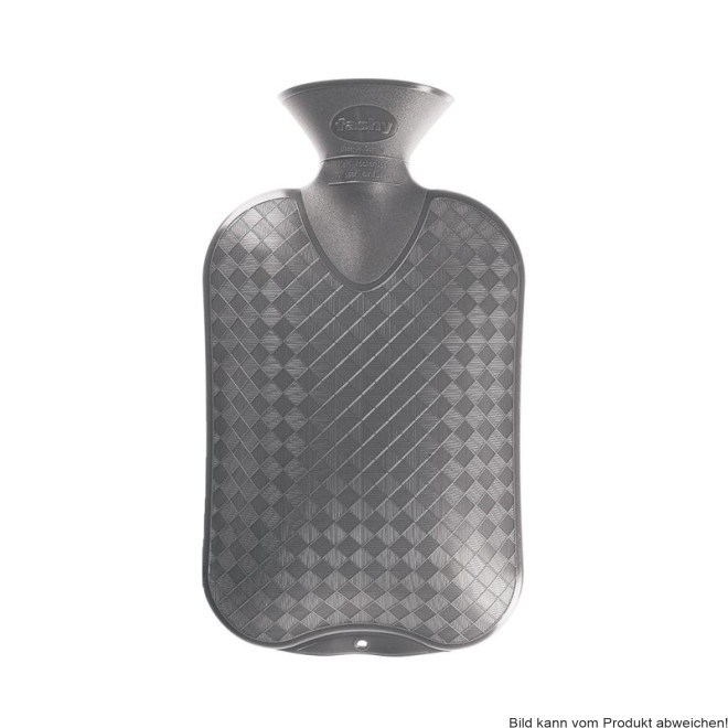 Wärmflasche Fashy glatte Ausführung, 2,0 Liter Farbe: saphir