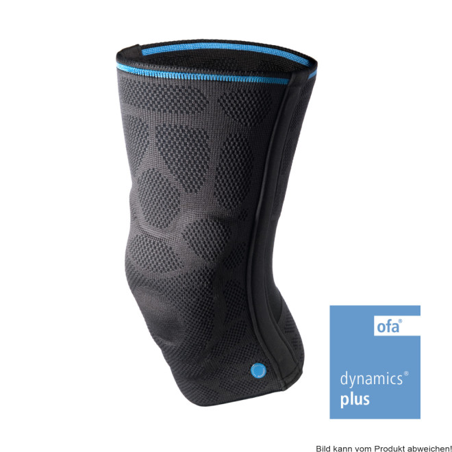 Kniebandage Dynamics Plus, carbon Gr. 3+