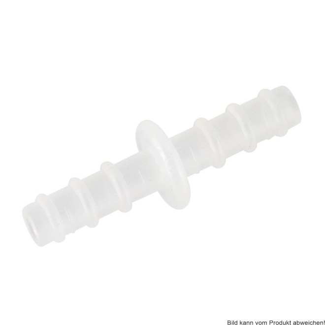Sauerstoffschlauchverbinder AEROpart, gerade, transparent, für 6 mm Schläuche