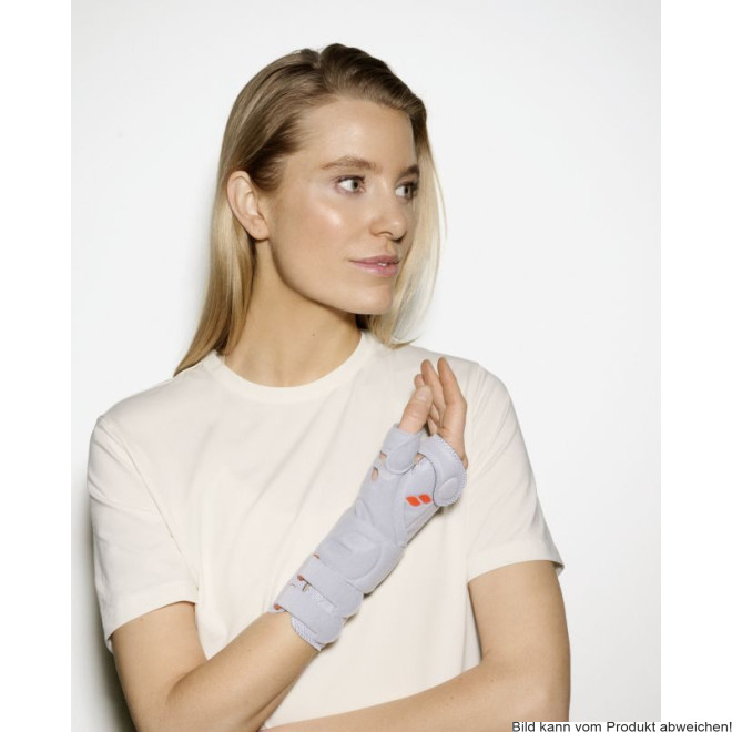 Handgelenk-Orthese MANU-HIT POLLEX schwarz Gr. XS links