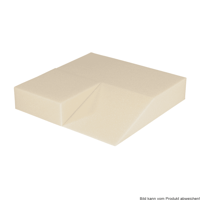 Arthrodesenkissen 43 x 43 x 8 cm, Arthrodesenkeil, schwarz links