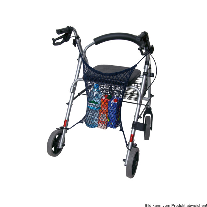 Einkaufsnetz für Rollstuhl, Rollator o. Gehgestell Farbe: schwarz