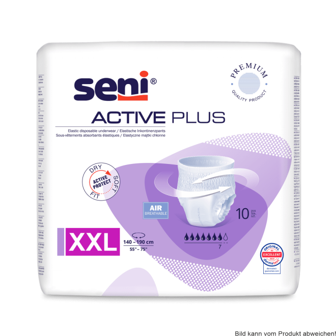 Einweginkontinenzslips Seni Active Plus xx-large (1 Karton: 6x10 Stück)