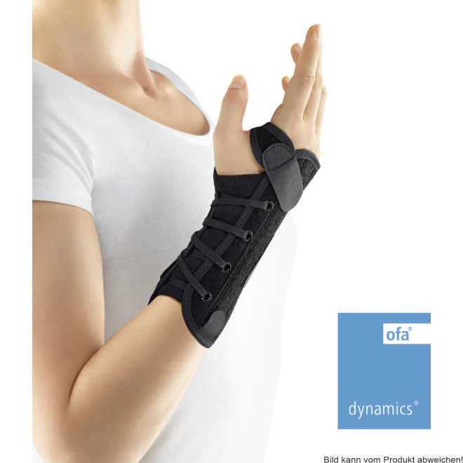 Handgelenk Schnürorthese Dynamics schwarz Gr. L links