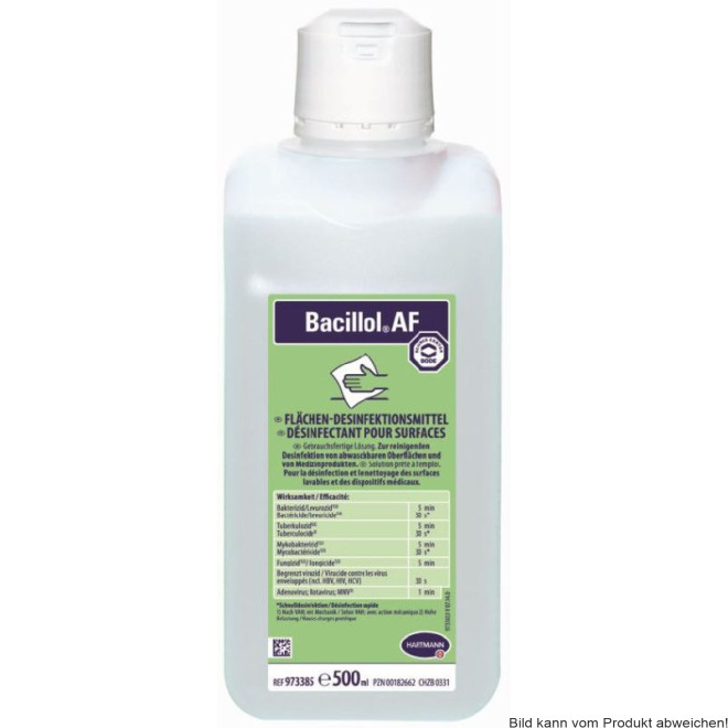 Flächendesinfektion Bacillol AF, 500 ml, bakterizid, fungizid, virusinaktiv