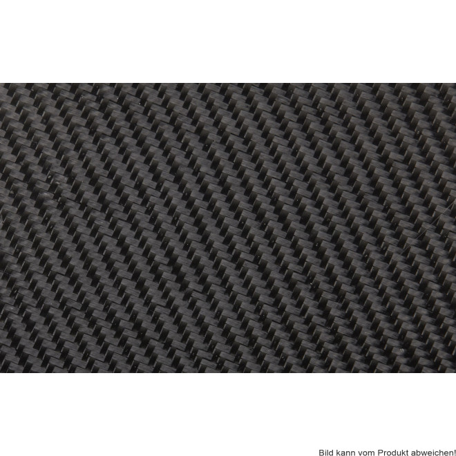 CS AcrylPlatte BKF Carbon Köper U2 120 x 50 cm schwarz