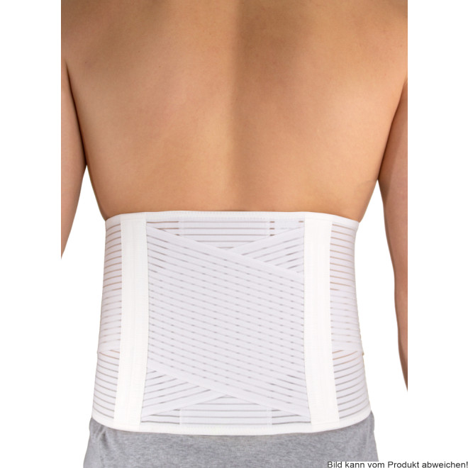 Rückenstützbandage Para Vertebral light, mit Pelotte Farbe: haut Gr. 2
