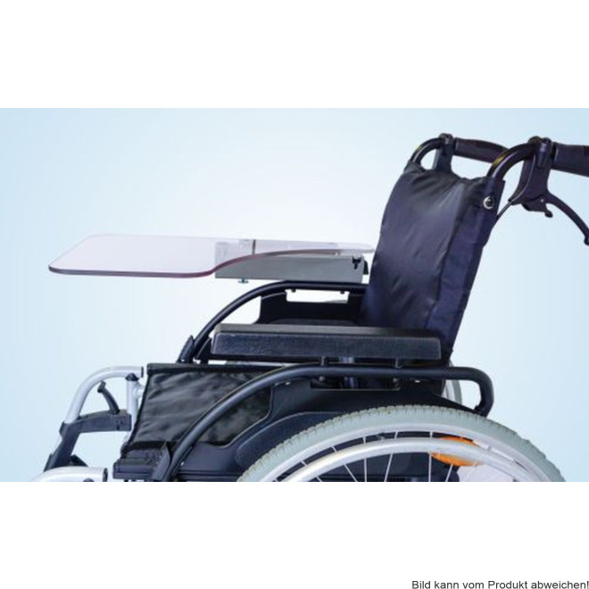 Therapietisch halb abklappbar, 8 mm Polycarbonat, beidseitig verwendbar