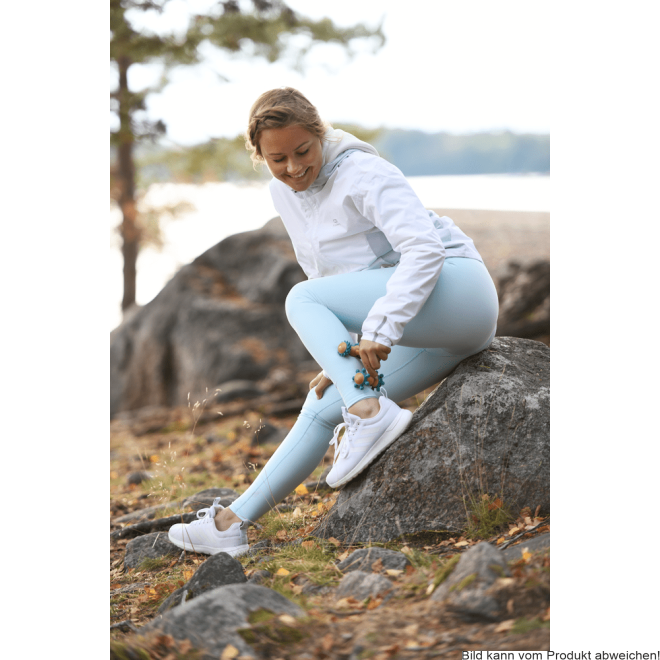 SISSEL Fit Massageroller,Ergo-Roller, holz-blau