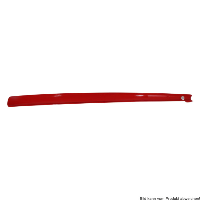 Schuhanzieher aus Kunststoff, mit Haken 70 cm Farbe: rot