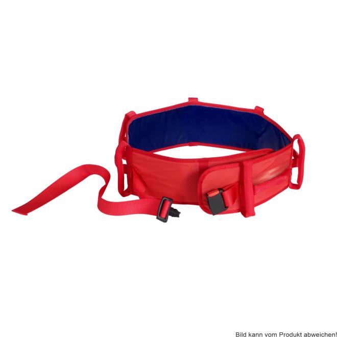 ALPHA Haltegürtel, Nylon, blau rot Gr. M