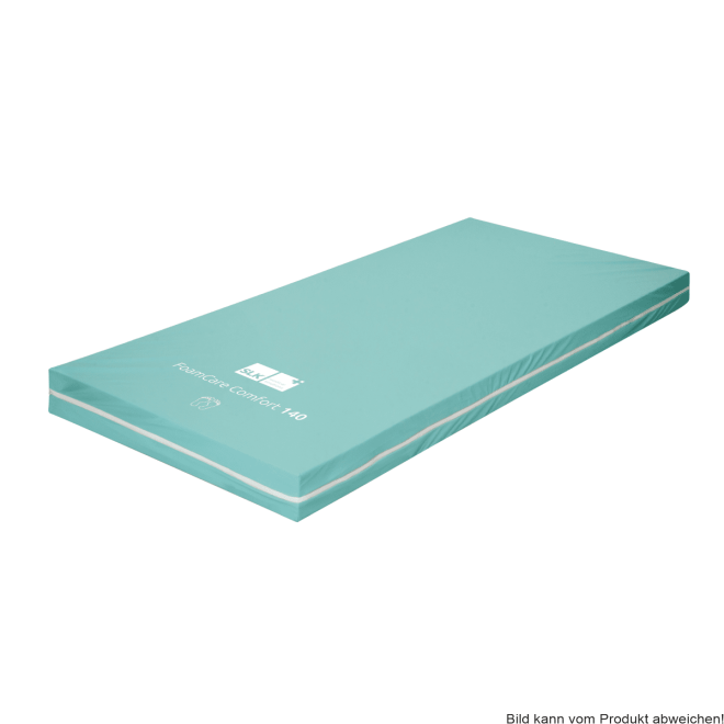 Schaumstoff-Matratze SLK FoamCare Comfort 140 mit Bezug 14 x 90 x 200 cm