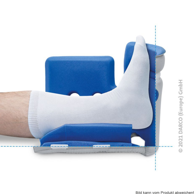 Fersen-Freilagerung Body Armor Heel Reliever, Schaumstoff grau-blau Ausf.: genoppt