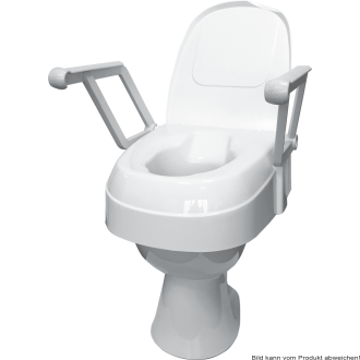 Toilettensitzerhöhung TSE 120 Plus, Topmontage mit Armlehnen