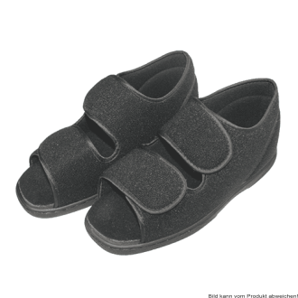 Rehaschuhe Wewa Ped offen, schwarz Gr. 37