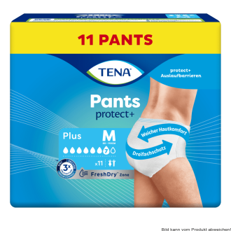 Einweghose TENA Pants PROskin Plus M Hüftumfang 80 bis 110 cm(1 Karton: 4 x 11 Stück)