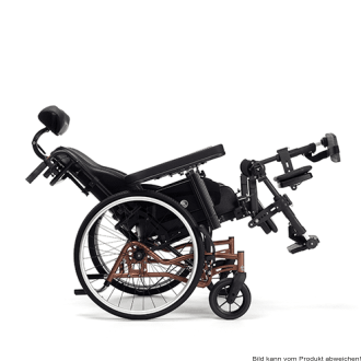 Multifunktionsrollstuhl Inovys II Evo, mit Trommelbremse, Tisch und Seitenpelotten SB 40 cm