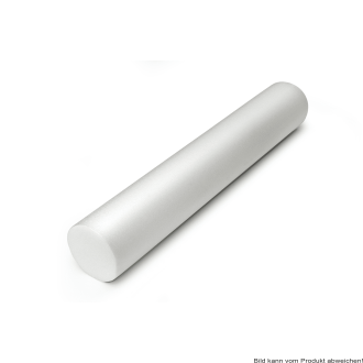 SISSEL Pilates Roller 15x90cm inklusive Übungsposter weiß