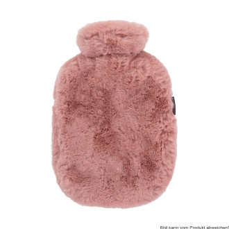 Wärmflasche mit Flauschbezug extra soft Farbe: alabaster