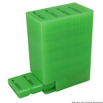 Medikamentendispenser 7 Tage, transparent Farbe: grün