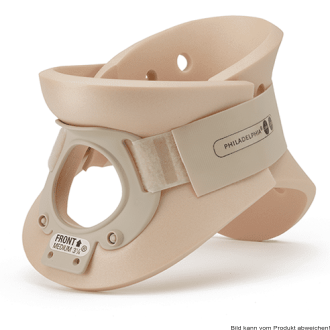 Philadelphia Kragen mit Tracheaöffnung, beige Ausf.: Höhe 11 cm Gr. L