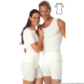 Feinwäsche Soft Damen-Hemd, 1/2 Arm 40% Angora ohne Spitze natur Gr. L