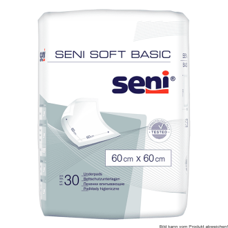 Bettschutzunterlagen Seni Soft Basic 60x60 (1 Karton: 4 x 30 Stück)