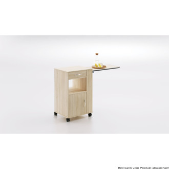 Nachttisch storeline t300, mit integrieter Tischplatte Farbe: Buche Dekor