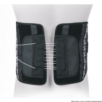 Rückenorthese ORMED Lumbostar 20cm, schwarz Gr. L