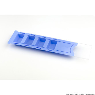 Tages-Medikamentendispenser Farbe: blau