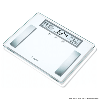 Glas-Diagnosewaage BG 51 XXL silber-transparent