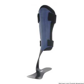 Knöchel-Fußorthese BlueROCKER 2.0, dynamisch ohne Umlenkschlaufe, blau Gr. L links