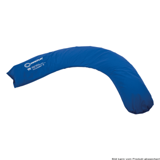 Halbmondkissen CarePur 180 x 31 cm blau