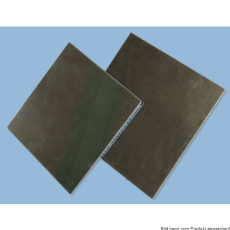 selbstklebende Edelstahlplatten, 2er Set