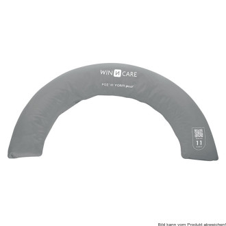 Poz-In-Form plus Halbmond-Kissen, grau 130 x 80 x 20 cm