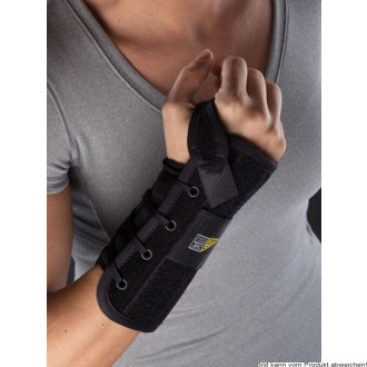 Handgelenkbandage mit Schnürung, schwarz Gr. L links