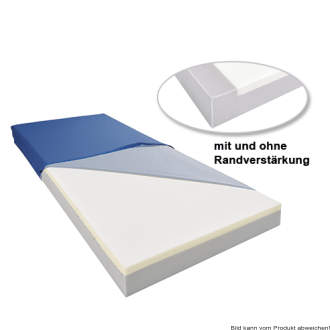 aks-Duoplot plus AD-Matratze mit Randverstärkung und Inko-Air 90x200x14 cm,gerollt