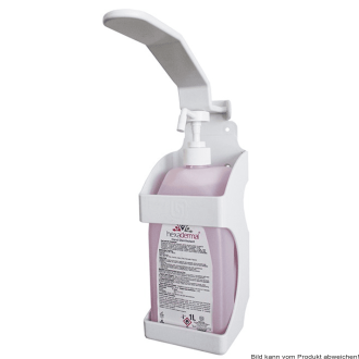 Wandhalterung mit Hebel und Pumpe für Hexadermal-Flasche, 500 ml